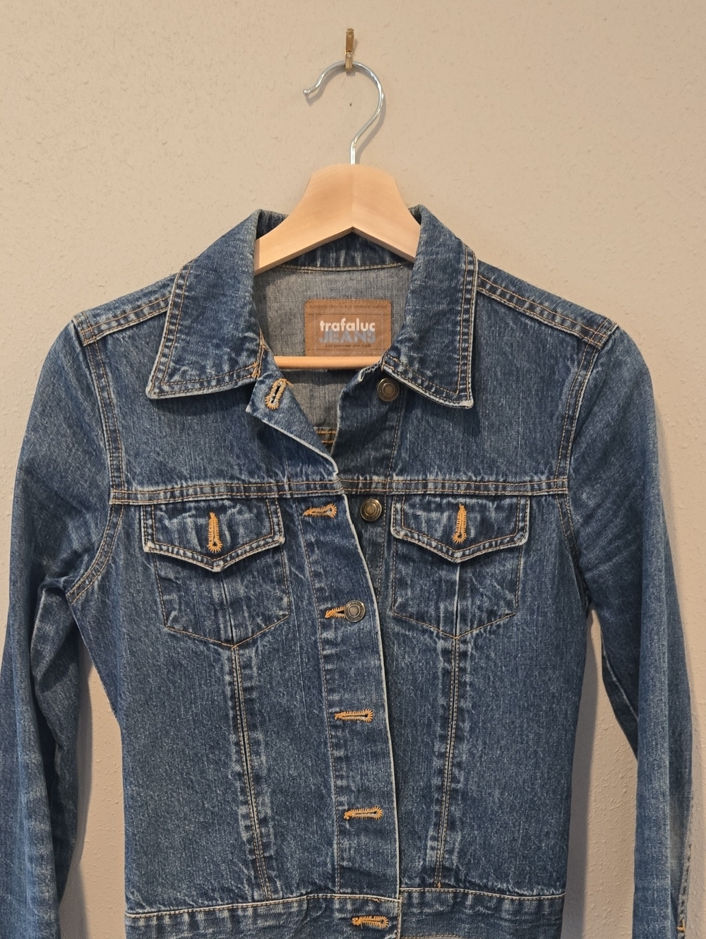 Trafaluc Light Blue Denim Jacket